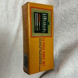 Vintage model knife and blade set NIP